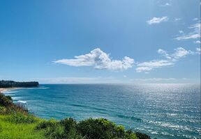Sky and ocean view on Sydney's Northern Beaches